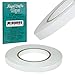 Angel Crafts Acid-Free Double Sided Tape: Easy Tear 2 Sided Glue Adhesive Tape, Double-Sided Tape for Scrapbook and Card Making - 1 Roll, 0.5 Inches by 55 Yards by .09mm