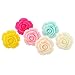 Yaruie Pack of 12 Pairs (2boxes) Rose Ear Stud Earrings Bulk Multicolor