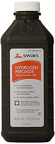 SWAN HYDROGEN PEROXIDE ANTISEPTIC TOPICAL SOLUTION, 16 FL....