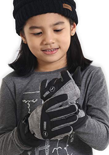 image for Tough Outdoors Kids Winter Snow & Ski Gloves - Youth Gloves Designed f