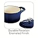 Tramontina Covered Mini Cocotte Enameled Cast Iron 10.5-Ounce Gradated Cobalt, 80131/072DS