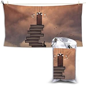 XCNGG Quick Dry Bath Towel, Absorbent Soft Beach Towels, Book Tower for Camping, Backpacking, Gym, Travelling, Swimming,Yoga 28.7” X 51”