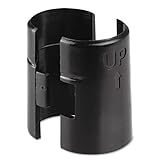 2 X Wire Shelving Shelf Lock Clips, Plastic, Black, 4 Clips/Pack / 8 Clips Total