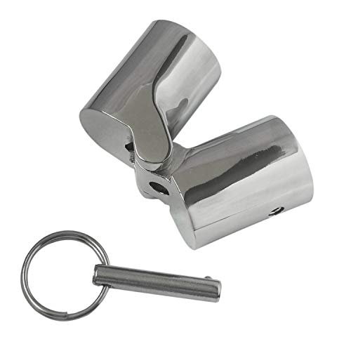 NRC&XRC 316SS Marine Grade Boat Handrail Fitting -Boat Pipe Connector,Folding Swivel Coupling Tube Joint Connector for 1" (25MM) O.D.Tube/Pipe