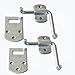 X-Haibei 2 Set Corner Gate Latch Bracket Sets Utility Trailer,Trucks Wood Security Rack Stake Body Gate Bracket