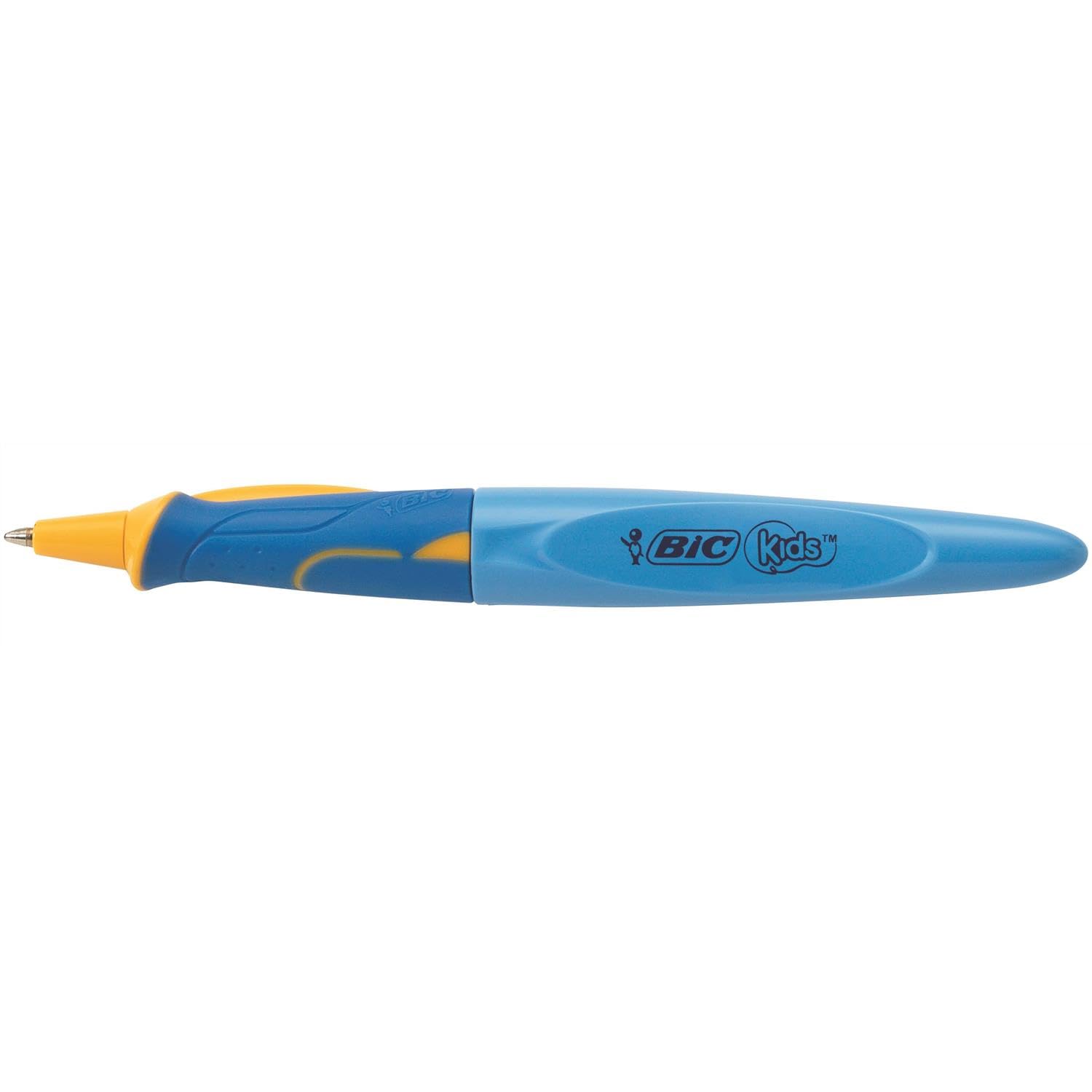 BIC Kids Learner Triangular Ballpoint Pens Twist System Blue Body 12 Box