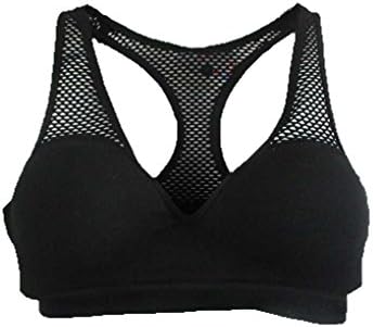 Victoria Secret Women's Pink Yoga Sports Push Up Bra Black M (A-C)