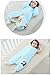 Luyusbaby Early Walker Sleep Sack Removable Sleeve Baby Wearable Blanket with Feet