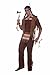 Forum Novelties Native American Brave Costume, Brown, Standard