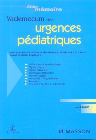 Vademecum des urgences pédiatriques