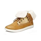 Timberland Youth Wheat Deering Fold Down Boots-UK 12 Kids