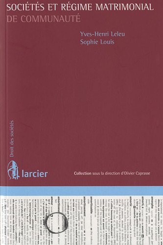 Sociétés et régime matrimonial de communauté
