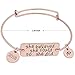 Ingooood Graduation Gift Bracelet for Women 2019 Graduation Cap Bracelet She Believed She Could So She Did Adjustable Bracelet for Women (C - She Believed She Could So She Did)