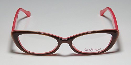 LILLY PULITZER Eyeglasses TAVI Havana Orange 49MM