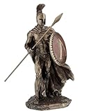 11" Leonidas w/Spear Spartan King Statue Sculpture