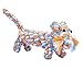 EXPAWLORER Cotton Dental Teaser Puppy Pet Chew Rope Toys for Small Dog Biting 9-inch,Tiger