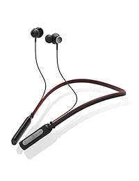 Auriculares inalámbricos Bluetooth con correa para el cuello, diseño plegable, impermeables, auriculares estéreo con micrófono