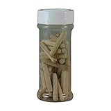 Wood Dowel Pins 1.5 x 1/4 Inch - Pack of 50