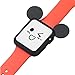 SD Trading Silicone Soft TPU Fashion Cute Mouse Watch Protective Case Cover Compatible for iWatch 38mm Series 3 (2017) Series 2 (2016) Series 1 (2015) All Models (Black, 38 mm)