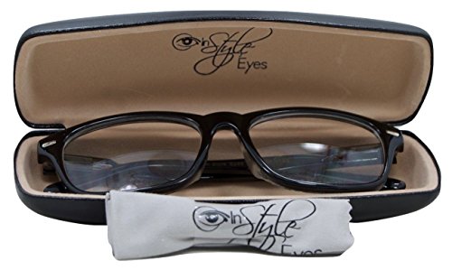 In Style Eyes Seymore Retro BiFocal Reading Glasses Clear 3.50