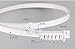 MorningRising 3 Meters Bendable Straight Curved Curtain Track Top Side Mounting Ceilling Installation