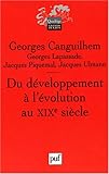 du developpement a l'evolution au xix siecle by 