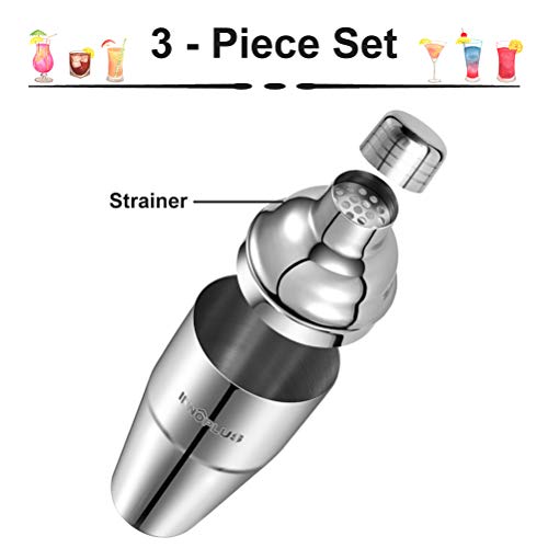 Cocktail Shaker, Cocktail Set, Cocktailshaker 750ML, Cocktail Shaker Set, Barshaker Mixer Edelstahl Barkeeper Set Zubehör für Familien, Bars Weihnachten Party, Whisky Martini Drink Shaker Geschenk – Bild 7