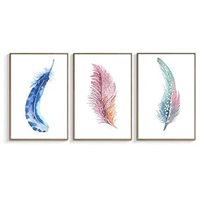 Framed for Living Room Bedroom Feature for x3 Panels