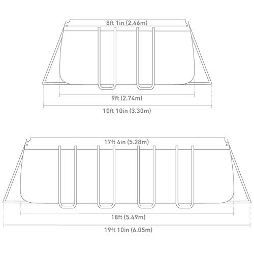 Intex 18ft X 9ft Rectangular Pool - Image 5