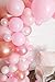 Junibel Balloon Arch & Garland Kit | Pink, Blush, Rose Gold & White Sm - Xlrge balloons | Adhesive Dots | 17' Decorating Strip | Wedding, Baby Shower, Graduation, Anniversary Bachelorette Party