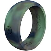 QALO Men's Camo Classic Outdoors Silicone Ring Size 15