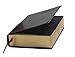 Thick Leather Journal Notebook Blank Premium Papers Writing Notebook with Golden Rim 440 Pages(220 Sheets) Travel Diary Ideal Gift for Anniversary Birthday Mothers Day (Black)