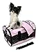 Petmate Soft-Sided Kennel Cab Small Pet Carrier Two Easy-Open Doors 3 Stylish Colors 2 Sizes