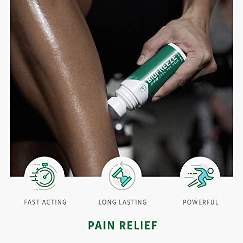 Biofreeze Pain Relief RollOn, 3 oz. RollOn, Fast Acting, Long Lasting