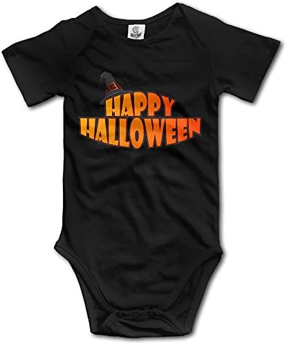 CJUNP Happy Halloween With Witch Hat Bodysuit