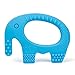 Teething Toys for Babies Age 0 to 6 Months - Baby Elefun 5X Pain Relief Smart Teether - Zero Developmental Delay Silicone Baby Teething Toy Ring - Cute Infant Shower Gift Chew Toys for Babies