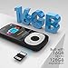MP3 Player,16GB Bluetooth MP3 Player with FM Radio Vioce Recorder,Running Portable MP3 Player Support up to 128GB(B3BT)