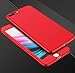PHEZEN iPhone 5S Case,iPhone SE Case, 3 in 1 Shockproof Full Body Coverage Protection Soft TPU Silicone Rubber Case with Tempered Glass Screen Protector for iPhone SE/5/5S, Red