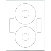200-Pak Matte Finish Neato Format CD/DVD Labels (100 Sheets, 2 per Sheet)