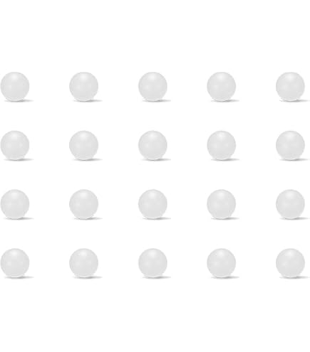 Lot De 100 Billes Plastique 5mm Pour Roulement - Marque Uxcell, Neuf, Pour Bricolage Ou Modélisme
