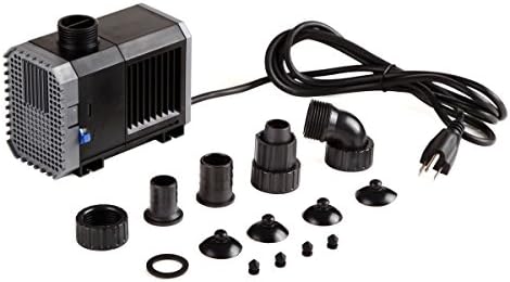 Trupow 1585GPH Submersible Garden Mini Small Electric Aquarium Pond Pet Fountain Fish Tank Adjustable Filter Water Pump
