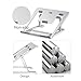 LEZCHI Laptop Stand, Adjustable laptop stand Portable Foldable Ergonomic Desktop Stand Holder Mount for for Macbook Air Pro/Notebook/Tablet/iPad Universal 6 Levels Adjustable Foldable