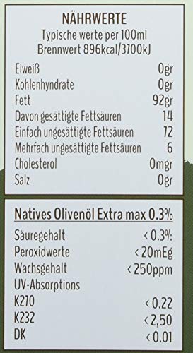 Kreta Öl - extra natives Olivenöl 0,3 % - 5 Liter – Bild 6