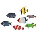 US Toy 2 Dozen Assorted Tropical Fish Toy Figures - (24 Total Fish)