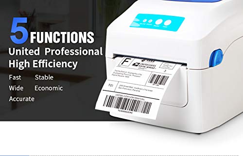 Fangtek Shipping Label Printer - Direct Thermal High Speed Printer - Compatible with Amazon, eBay, Etsy, Shopify – 4×6 Label Printer & Multifunctional Printing – Compare to Dymo 4XL