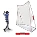 PowerNet Golf Net, 70 Sq Ft Portable Backyard Driving Range Net, 10 x 7 FT Indoor Outdoor Chipping Screen Golf Training Aid