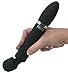 Vibrating Clitoris Massage Vibrator for Women or Couples Masturbation by MoN | Sex Toy Clit G-Spot Stimulation Massager - Rechargeable, Waterproof, Powerful Motor - Black