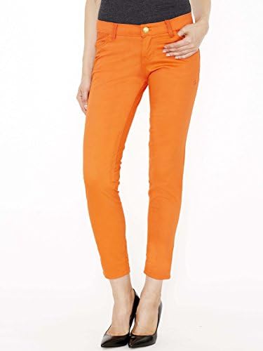 Apple Bottoms Junior Cut Women's Jeans- Orange - 11/12