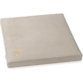 Florensi Meditation Cushion - Comfortable Floor Pillow - Traditional Tibetan Meditation Pillow with Beautiful Velvet Cover - Large Floor Cushion Seating for Adults - Premium Yoga Buckwheat Bolster