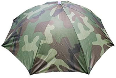 VPASS-Foldable Novelty Dressed Multi Coloured Umbrella Sun Hat Adjustable Golf Fishing Camping Fancy Dress Multicolor Cap